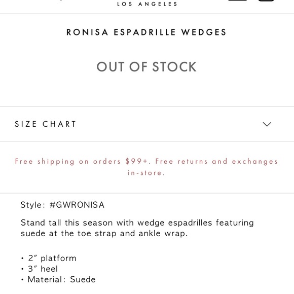 Guess Ronisa wedge espadrille - Picture 7 of 7